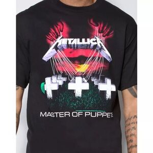 NWT 2017 Metallica Master Of Puppets Black Short Sleeve‎ Band Cotton T-Shirt XL